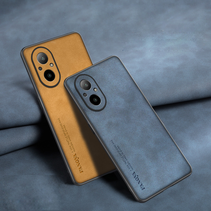 Realme C67 - Funda de piel de cordero para
