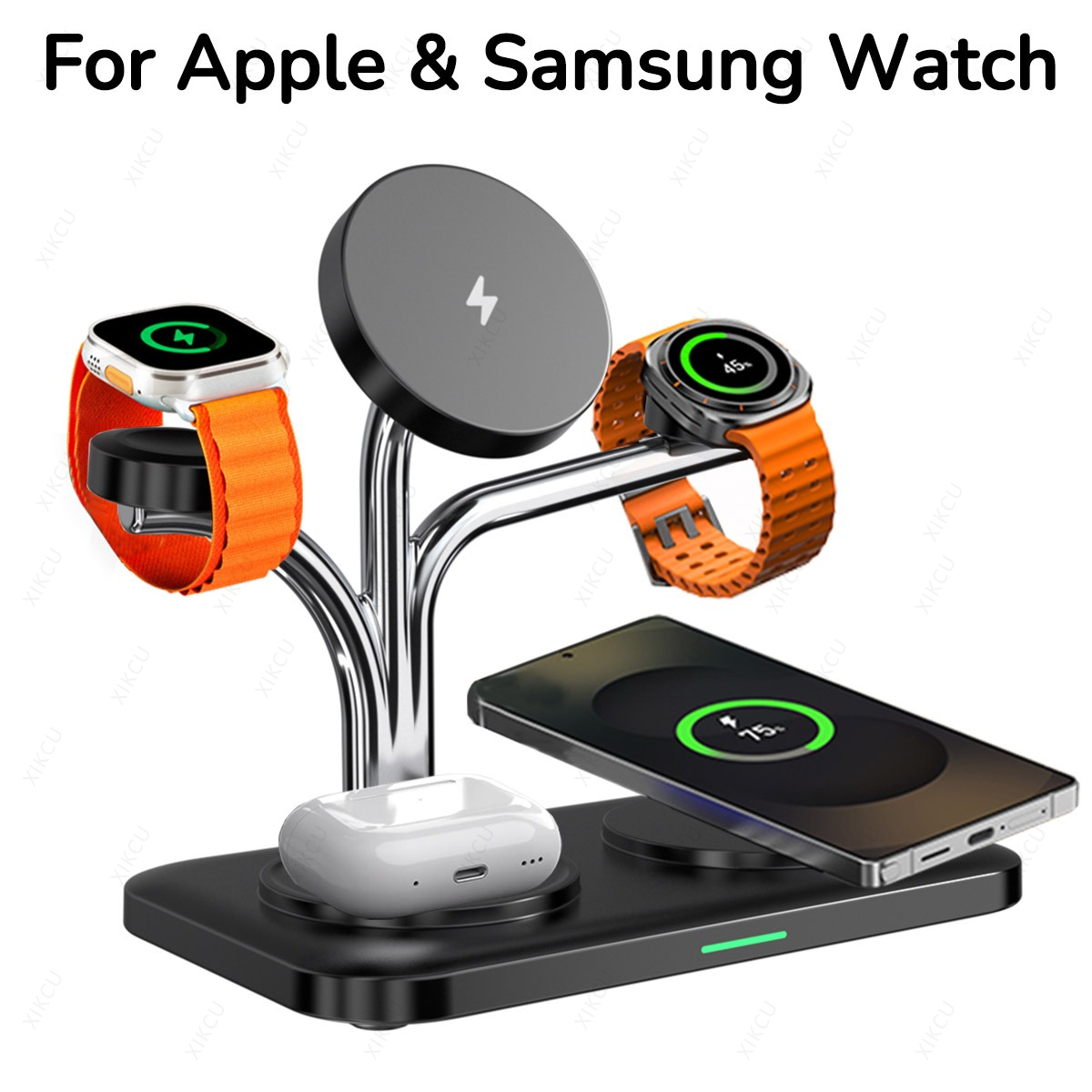 Smartwatch Ac - Cargador inalámbrico magnético 5 en 1,