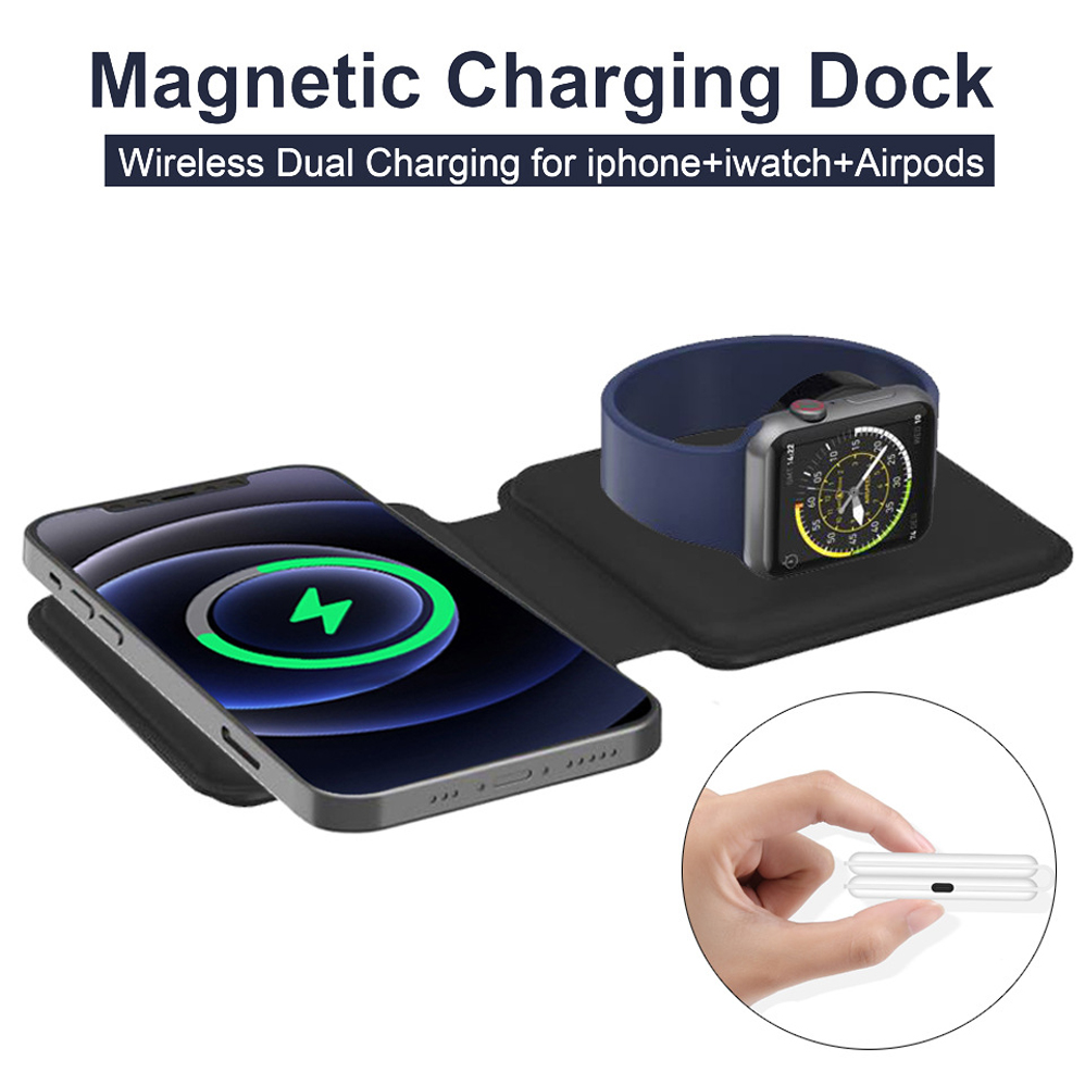 Magsafe Duo Base de carga inal - Smartwatch X12 reseña y precio