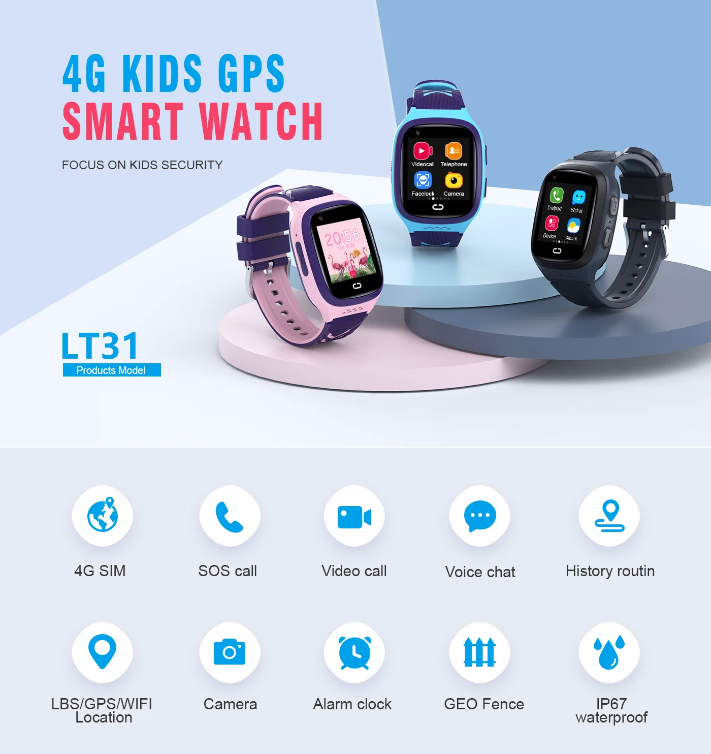 Reloj inteligente 4G para niño - Smartwatch Id reseña y precio