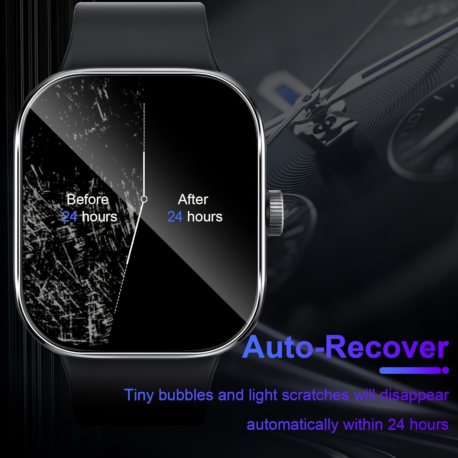 3-5 piezas de vidrio templado  - Smartwatch Universal reseña y precio