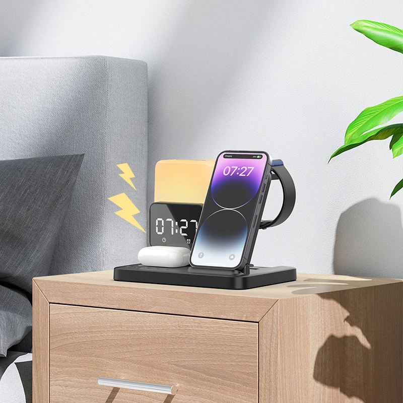 Soporte de cargador inalámbric - Smartwatch X12 reseña y precio