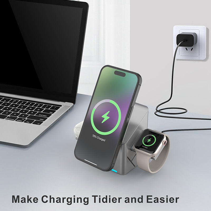Base de Carga Inalámbrica Rápi - Wireless Charger Watch reseña y precio