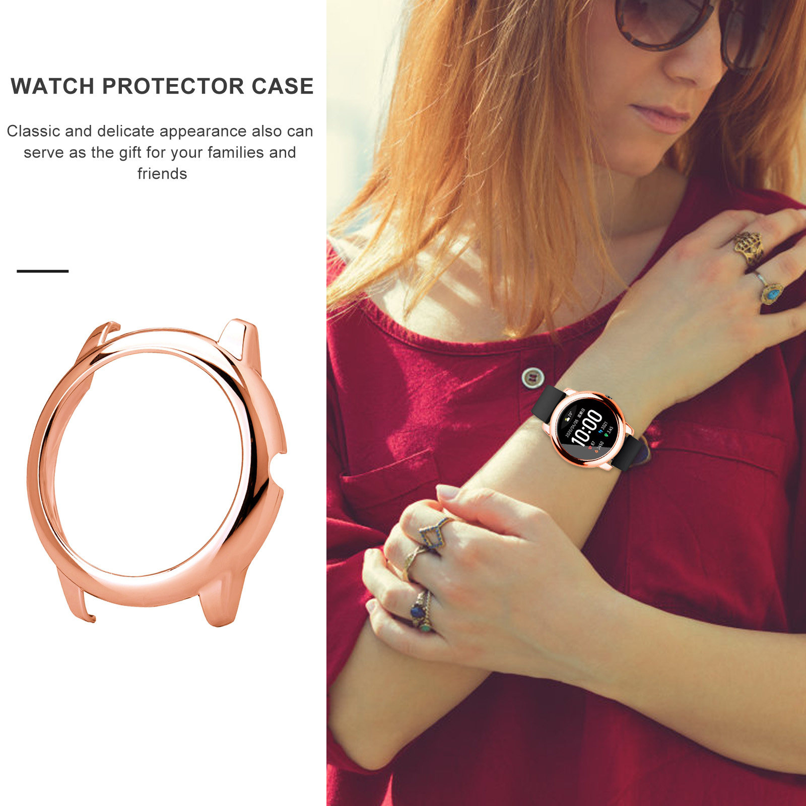 1 pieza de funda protectora de - Smart Watch Accessories reseña y precio
