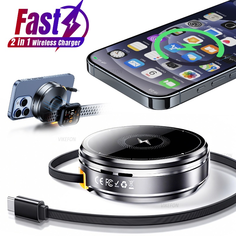 Cargador inalámbrico magnético - Wireless Charger Watch reseña y precio