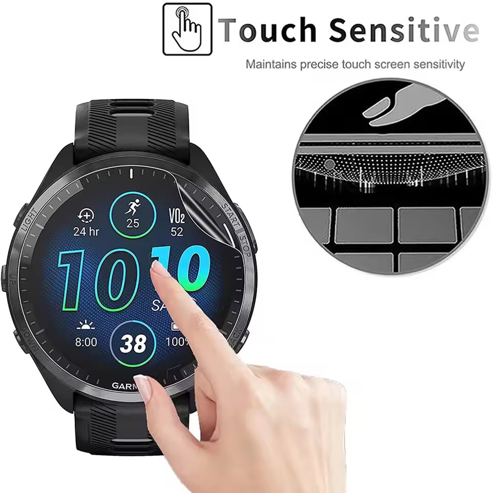 Película protectora de hidroge - Watch Face Protector reseña y precio