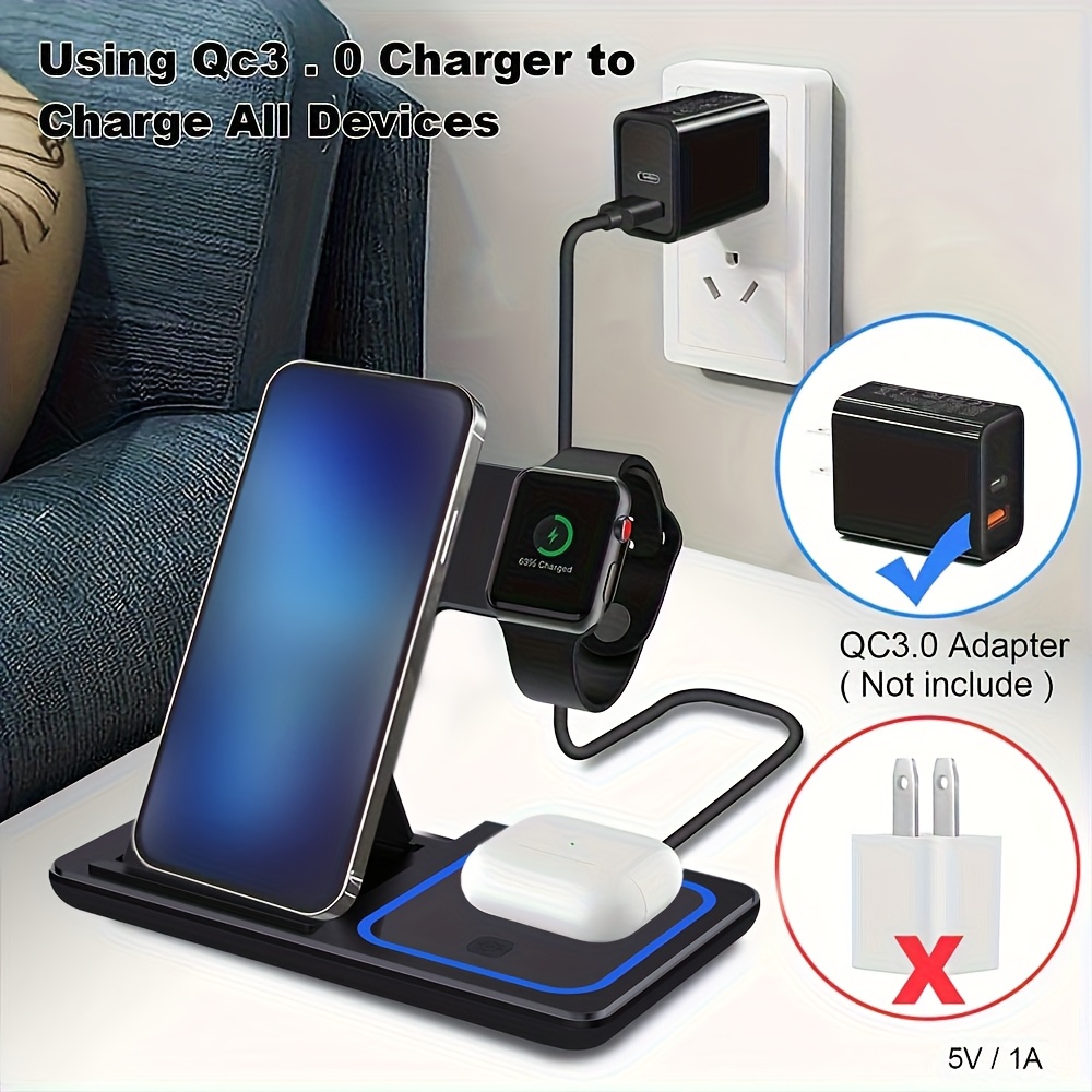 Cargador Inalámbrico Plegable  - Wireless Charger Watch reseña y precio
