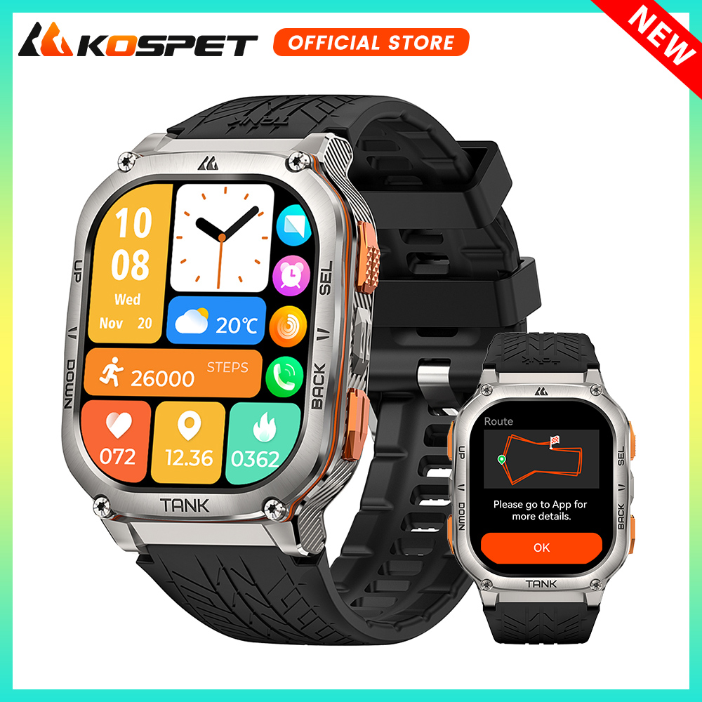 KOSPET TANK M3 Ultra GPS reloj - Smartwatch X2 reseña y precio