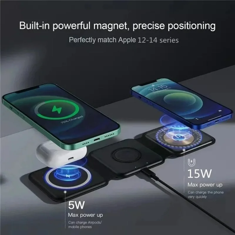 Cargador inalámbrico magnético - Wireless Charger Watch reseña y precio